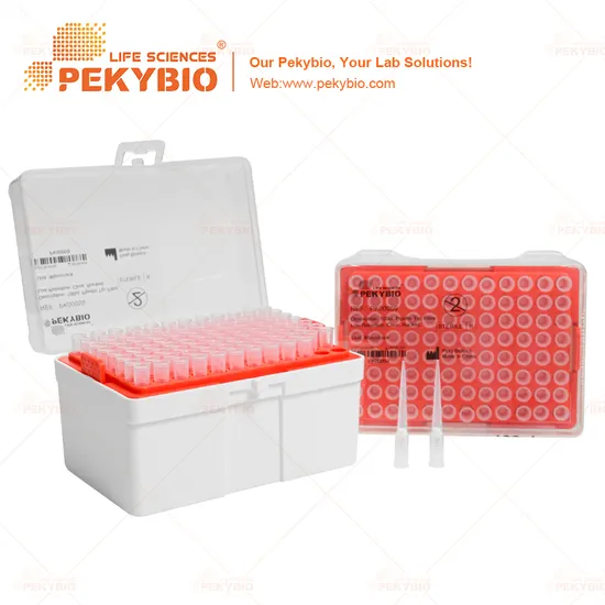 Fabrication en gros de pointes de filtre de pipette électronique mécanique de nature robotique de laboratoire avec barrière contre les aérosols pour le laboratoire Eppendorf